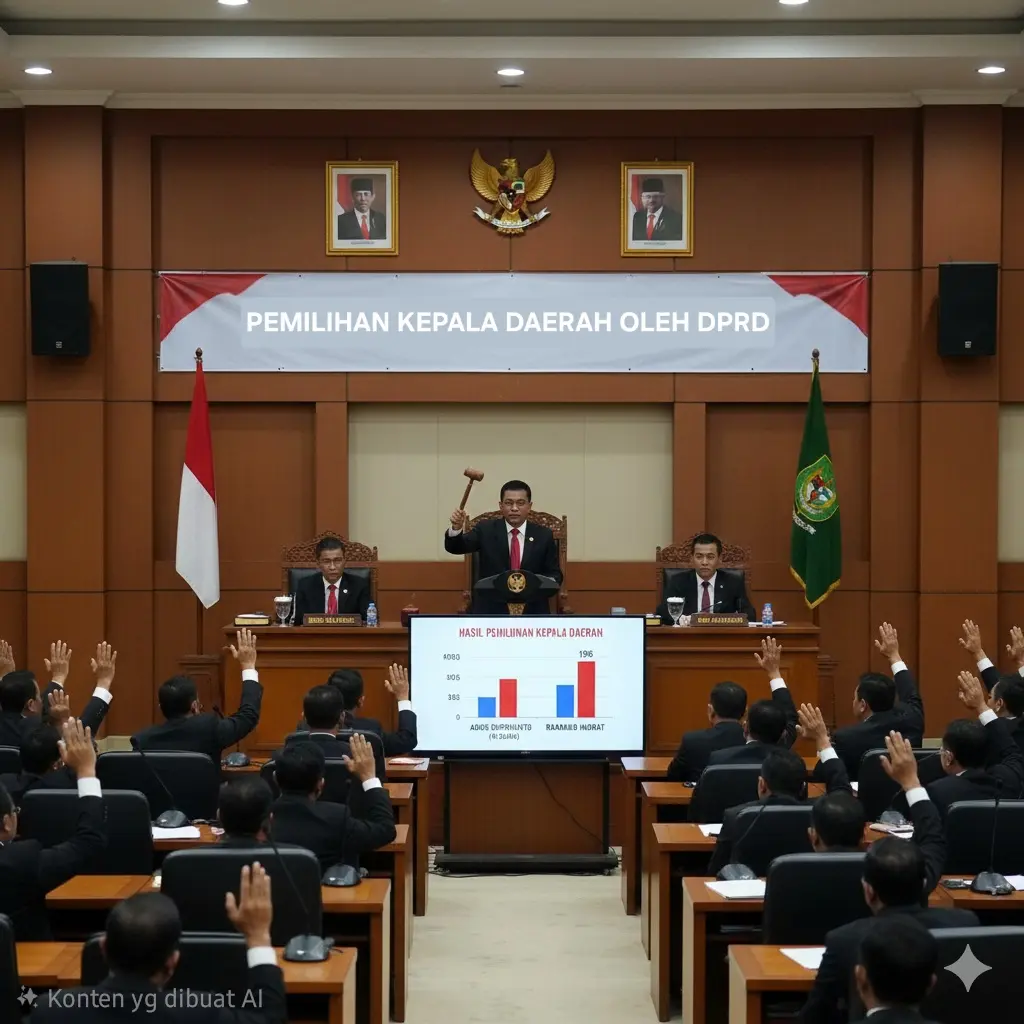 Ilustrasi Pemilihan Kepala Daerah Melalui DPRD.