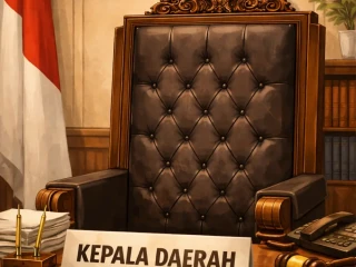 Ilustrasi Kursi Kepala Daerah.