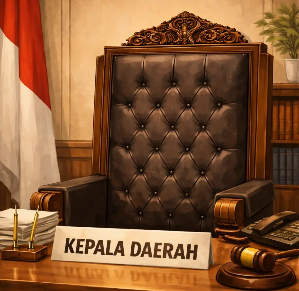 Ilustrasi Kursi Kepala Daerah.