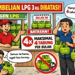 Pembelian LPG 3 kg akan dibatasi.