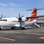 Ilustrasi Pesawat ATR 42-500.