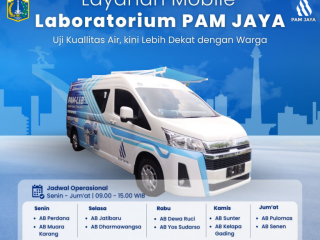Layanan Mobile Laboratorium PAM Jaya Hadir Lebih Dekat, Cek Jadwalnya!