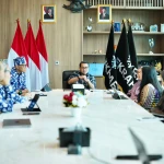 Menteri Ekonomi Kreatif, Teuku Riefky Harsya, menerima audiensi jajaran pengurus Himpunan Pengusaha Pribumi Indonesia (HIPPI) di Kantor Kementerian Ekraf.