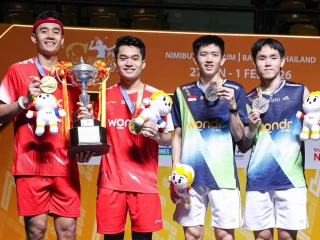Leo/Bagas Juara Thailand Masters 2026, Amalia/Fadia Sempurnakan Gelar Ganda Indonesia