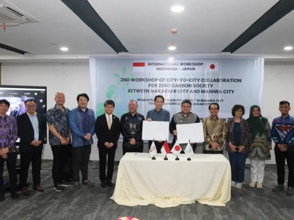 Kolaborasi Makassar–Maniwa Wujudkan Kota Rendah Karbon Berbasis Biomassa Sirkular