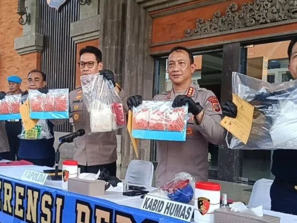 Polda Bali Sita 6 Kg Sabu dari jaringan Jakarta-Bali, Total Senilai Rp9 Miliar