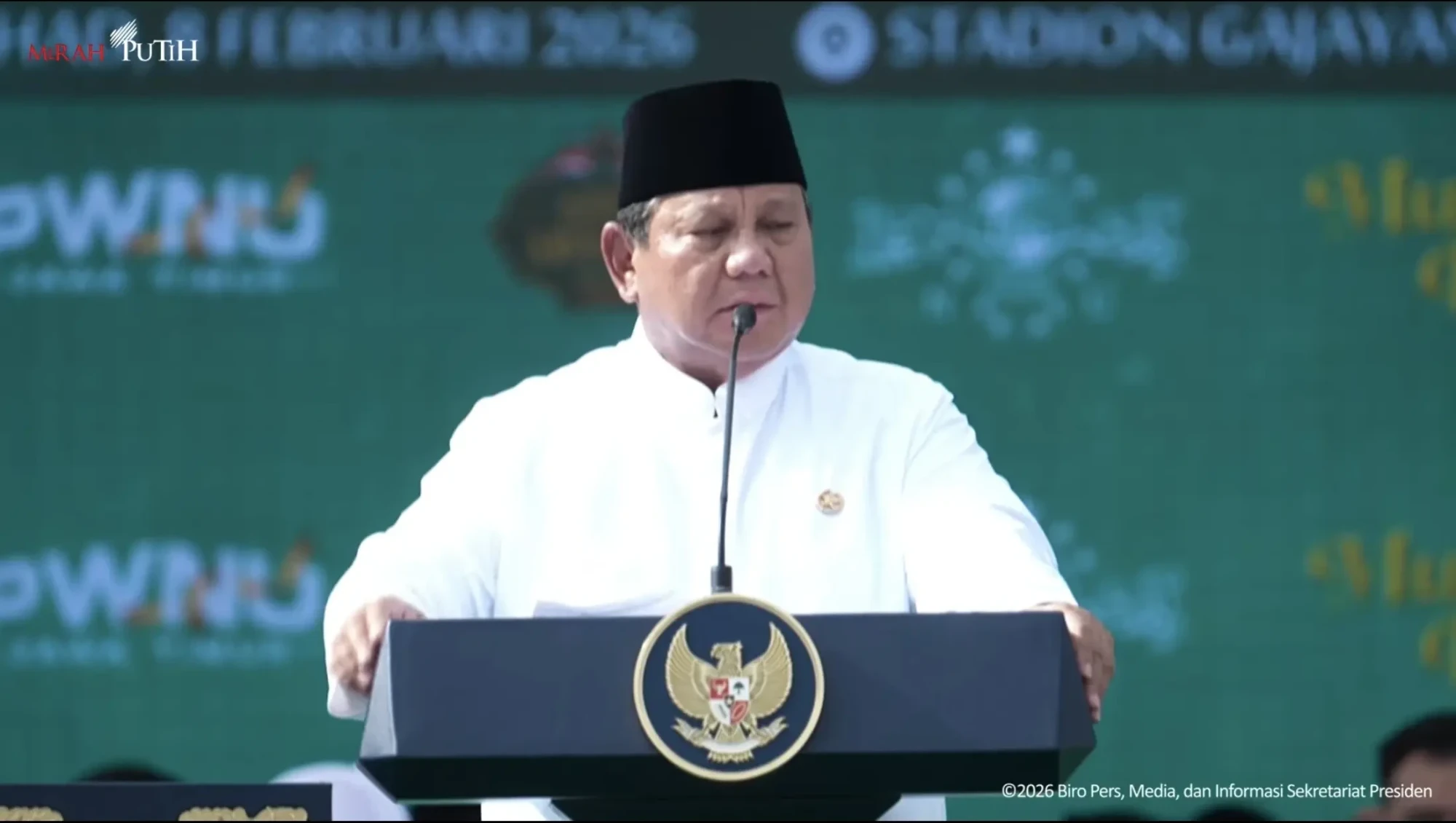 Presiden Prabowo Prabowo menargetkan pembangunan kampung Haji selesai dalam kurun waktu 3 tahun.