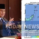 Presiden Prabowo Subianto merespons cepat situasi darurat yang melanda Provinsi Sulawesi Utara dan Maluku Utara dengan menginstruksikan langkah tanggap darurat besar-besaran untuk melindungi warga di Kota Bitung, Kota Ternate, hingga Pulau Batang Dua. (BPMI Setpres)