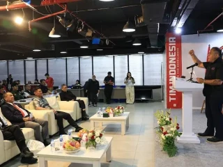 Krisna Bayu Oly terpilih kembali secara aklamasi menjadi Ketua Umum PP Persambi dalam Munas Persambi di Jakarta, Kamis (9/4/2026). (NOC Indonesia)