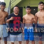 Sekjen PB Perbati, Hengky Silatang (kedua dari kiri) menyatakan untuk persiapan Asian Games 2026, lima petinju akan dikirim berlatih dan uji tanding ke Vietnam dan Uzbekistan