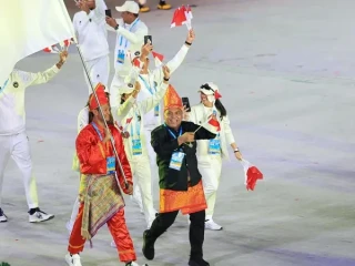 Kontingen Indonesia Tampilkan Busana Adat Melayu,  Identitas Nusantara Bersinar di Opening Ceremony ABG Sanya 2026