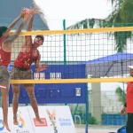 Pasangan Bintang Akbar/Sofyan Rachman hanya berlatih pada laga kedua setelah pasangan Palestina, Ali Ahmed/Mahmoud Almawid, tidak dapat bertanding