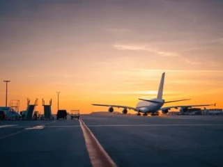 traffic-airport-golden-sunset-wide-600nw-2563487961