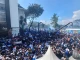Mapag Persib Juara! Sejak Pagi Ratusan Bobotoh Sudah Penuhi Jalan Asia Afrika