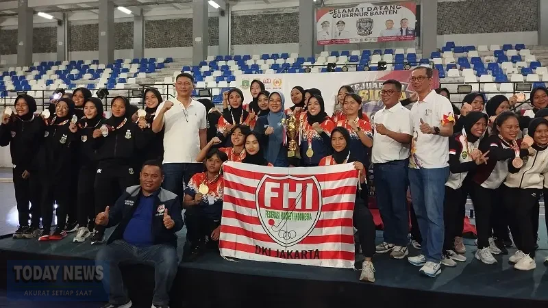 Kejurnas Hockey Indoor 2026 di GOR Nambo Jaya Sport Centre, Kota Tangerang, Banten, memberikan optimisme untuk perkembangan dan peningkatan prestasi (Todaynes.id/Gungde Ariwangsa)