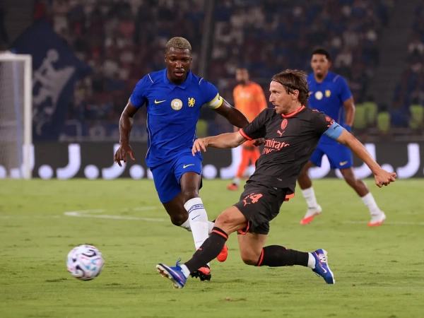 Potret Pertandingan Chelsea vs AC Milan