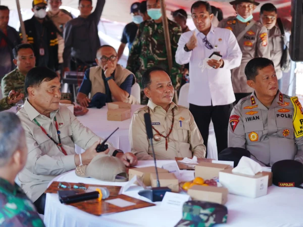 Menko Polkam dan Gubernur Agustiar Sabran Perkuat Sinergi Cegah Karhutla di Kalteng