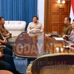 Prabowo Terima Panglima Jilah, Bahas Pencegahan Karhutla di Kalimantan