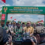TNI AD Bangun 55 Jembatan Garuda Perkuat Akses Masyarakat Maluku