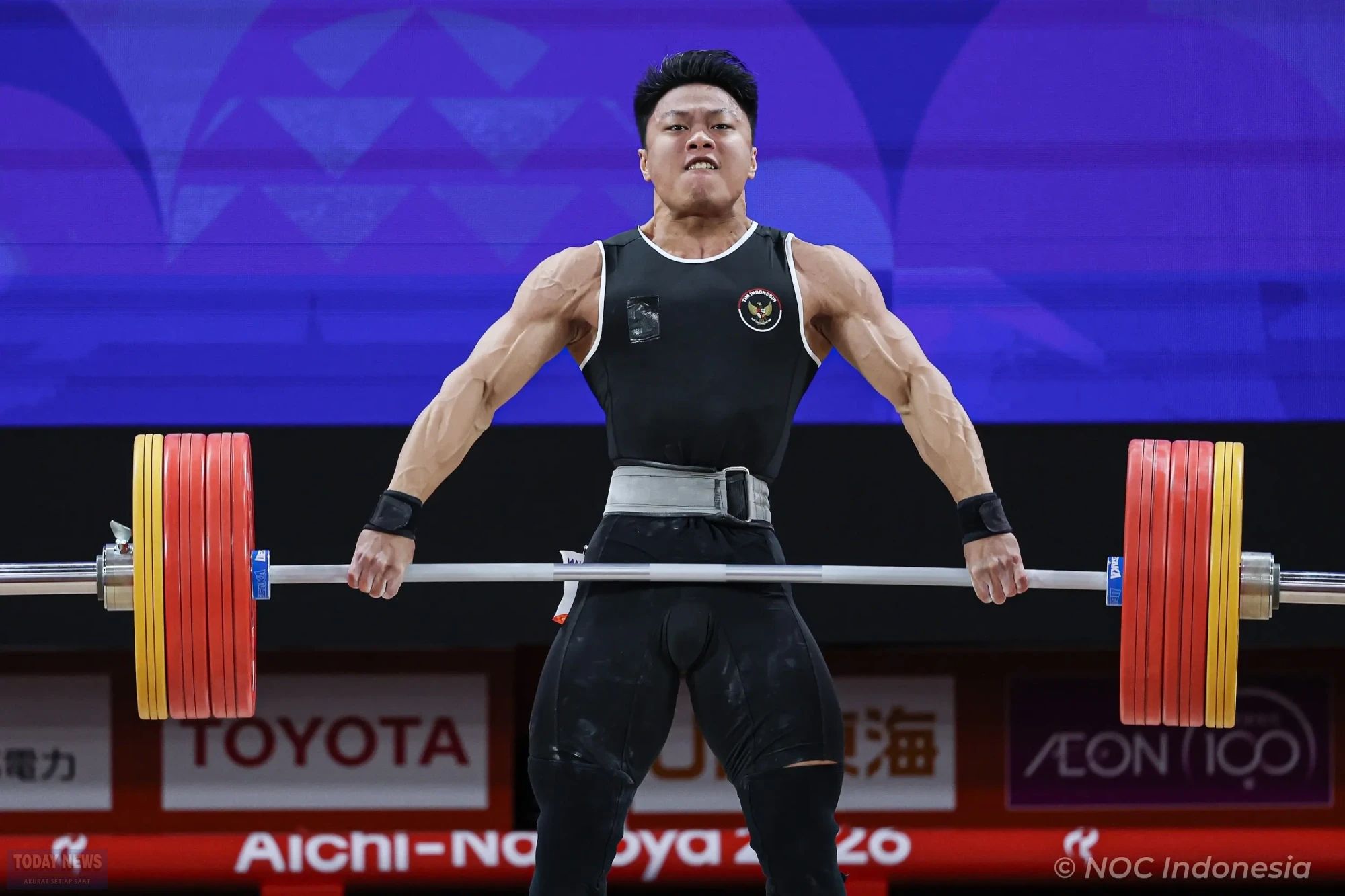 20260926 - NOC - AG26 - NMA - Weightlifting; Men's 75kg - Rahmat Erwin Abdullah (INA)(S; 160kg - C&J 206kg) - 01