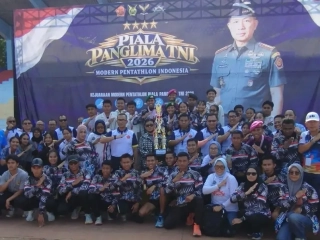 Tambah Tiga Emas, MPI Sulsel Juara Umum Modern Pentathlon Open Piala Panglima TNI 2026