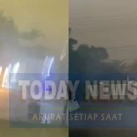 Hujan Deras Guyur Pontianak, Warga Sambut di Tengah Kabut Asap Karhutla