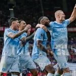 10 Pemain Man City Taklukkan MU 1-0 di Old Trafford