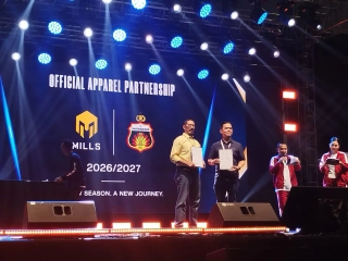 Mills Reuni dengan Bhayangkara FC, Kembali Jadi Apparel Resmi